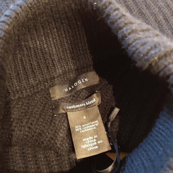 NWT Halogen Faux Wrap Cashmere Blend Sweater - Picture 10 of 12